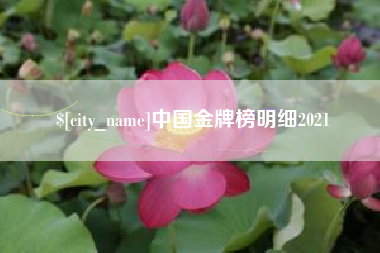 昌都中国金牌榜明细2021