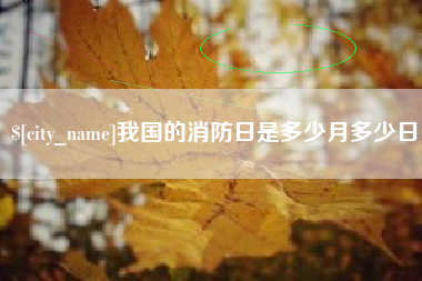 昌都我国的消防日是多少月多少日