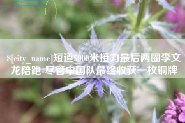 昌都短道5000米接力最后两圈李文龙陪跑-尽管中国队最终收获一枚铜牌