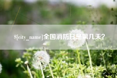 昌都全国消防日是第几天？