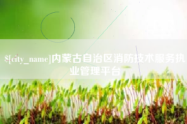 昌都内蒙古自治区消防技术服务执业管理平台