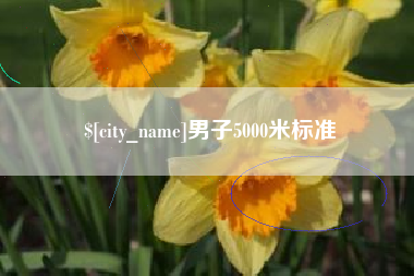昌都男子5000米标准