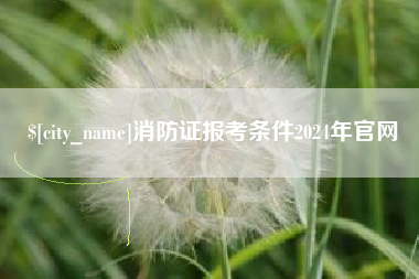 昌都消防证报考条件2024年官网