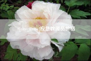 昌都应急救援员价格