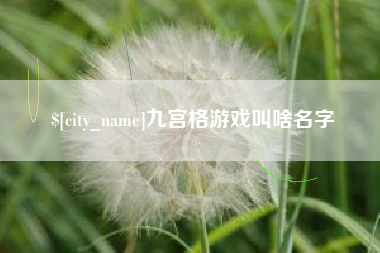 昌都九宫格游戏叫啥名字