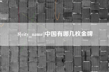 昌都中国有哪几枚金牌