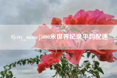 昌都5000米世界纪录平均配速