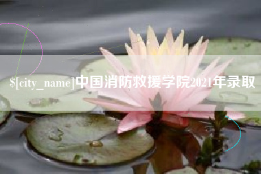 昌都中国消防救援学院2021年录取