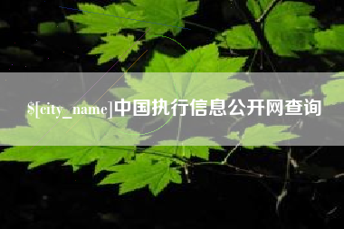 昌都中国执行信息公开网查询