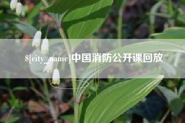 昌都中国消防公开课回放