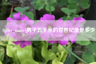 昌都男子五千米的世界纪录是多少