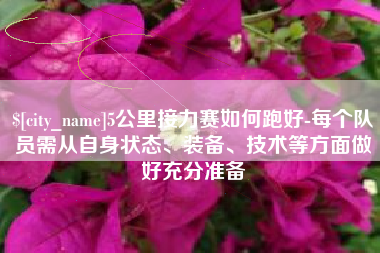昌都5公里接力赛如何跑好-每个队员需从自身状态、装备、技术等方面做好充分准备