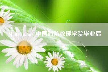 昌都中国消防救援学院毕业后