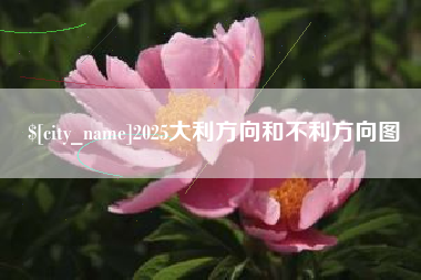 昌都2025大利方向和不利方向图
