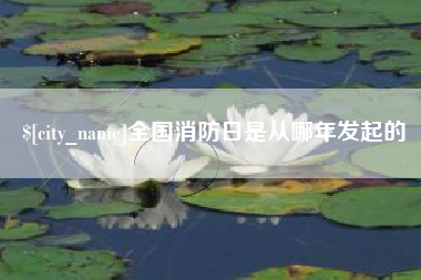 昌都全国消防日是从哪年发起的