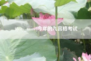 昌都今年的九宫格考试