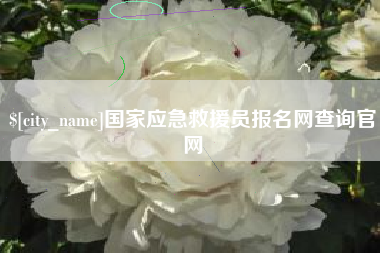 昌都国家应急救援员报名网查询官网
