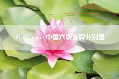 昌都中国六块金牌分别是