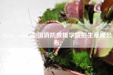 昌都中国消防救援学院招生章程公布!